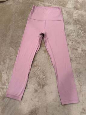 Lululemon Align Crop 21” Pink Taupe Size 2